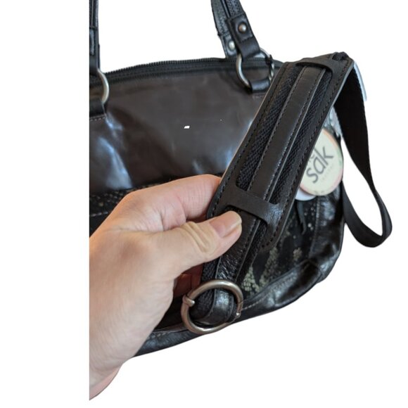 NEW the sak Leather Animal Print Bag - Picture 5 of 11